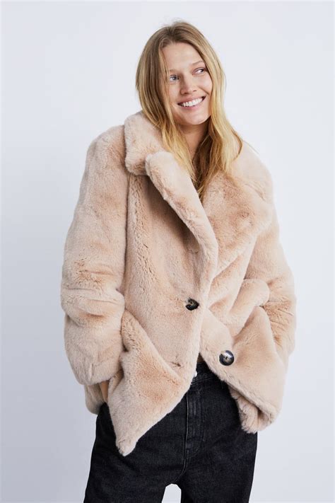 Image 2 Of FAUX FUR COAT From Zara Abrigo Piel Sintetica Abrigos De