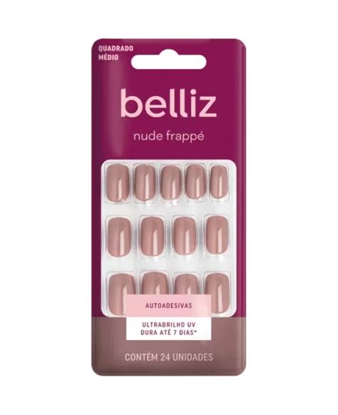 Unhas Ricca Autoadesivas Nude Frappe