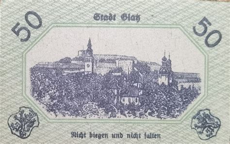 50 Pfennigs City Of Glatz Silesia Numista