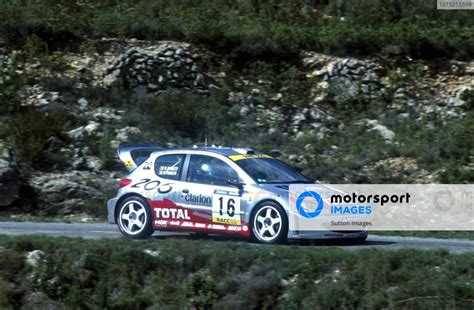 Gilles Panizzi Fra Peugeot Wrc Nd Place Wrc Rally Of Cataluna