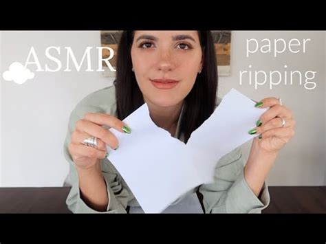 20min PAPER TEARING RIPPING Sounds ASMR