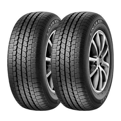 Combo 2 Pneus 205 70R15 Dunlop Falken R51 Linam 106R 8 Lonas