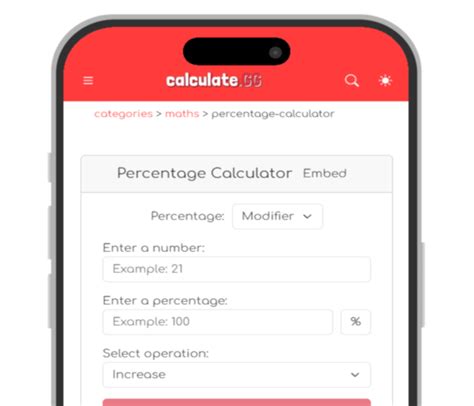 Percentage Calculator | Percentage Finder