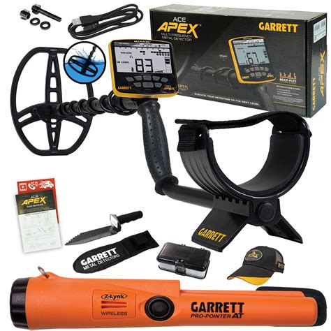 Garrett ACE APEX Metal Detector With 8 5 X 11 Multi Flex Raider Coil