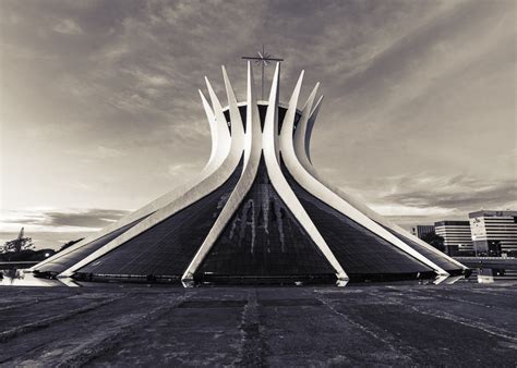 Metropolitan Cathedral Of Brasilia Colors And Shapes On Behance