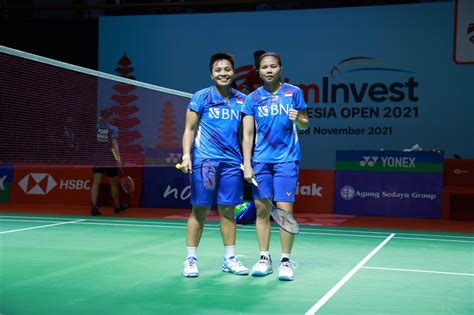 SimInvest Indonesia Open 2021 Greysia Apriyani Tembus Delapan Besar