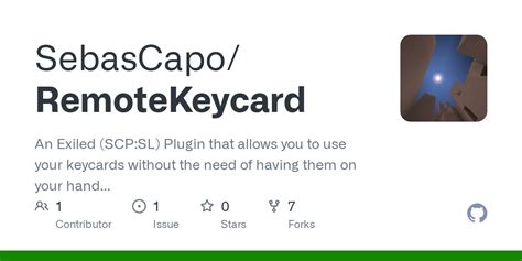 GitHub SebasCapo RemoteKeycard An Exiled SCP SL Plugin That Allows