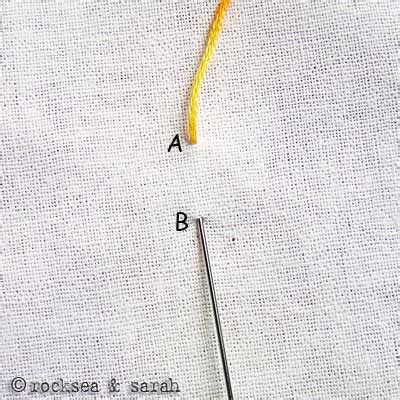 How to do the Bullion Knot - Sarah's Hand Embroidery Tutorials