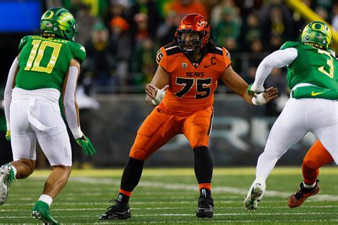 Taliese Fuaga OT Oregon State NFL Draft Profile Scouting Report