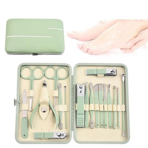 Kit Manucre Pedicure Coupe Ongle Professionnel Coupe Cuticule Acier