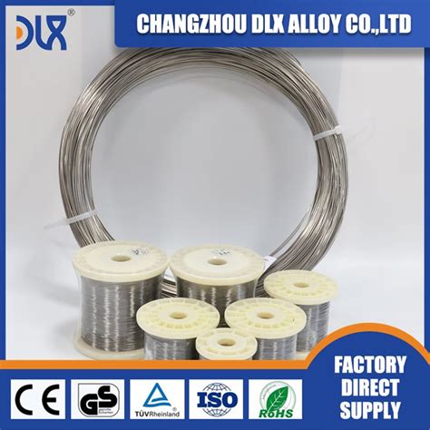 High Purity Ni200 Ni201 9998 Pure Russian Nickel Wire 0025 10mm China Nickel Wire And Ni200