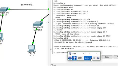 Configuracion De Authentication Eigrp Youtube