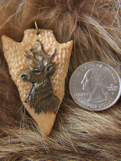 MacNaughtan Creations: Antler Deer Pendant