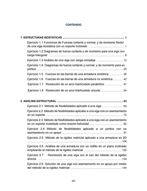 Problemas Resueltos De Estructuras Xi Ii Contenido Estructuras