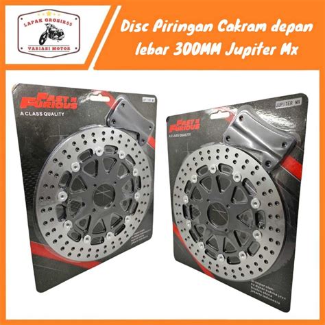 Jual Piringan Cakram Depan Model Lebar Mm Plus Breket Pnp Jupiter Mx