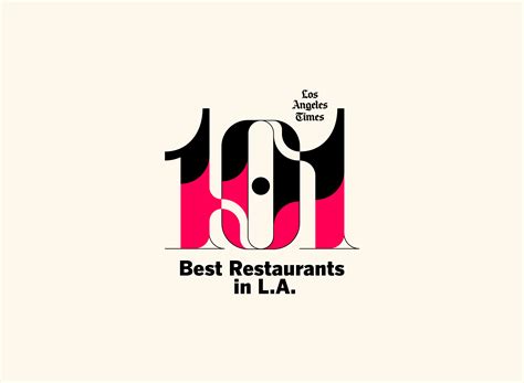 LA Times 101 Best List Visual Identity Design | TRÜF