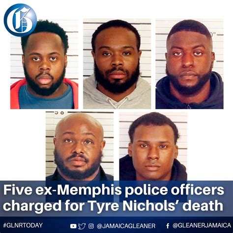 Jamaica Gleaner On Twitter Five Fired Memphis Police Officers Were