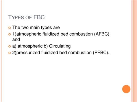 Fbc fluidized bed combustion