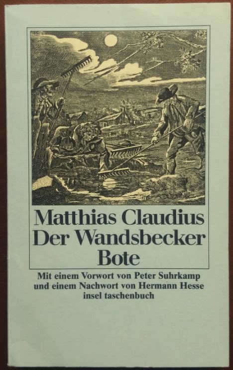 Der Wandsbecker Bote Von Claudius Matthias Buch Radel