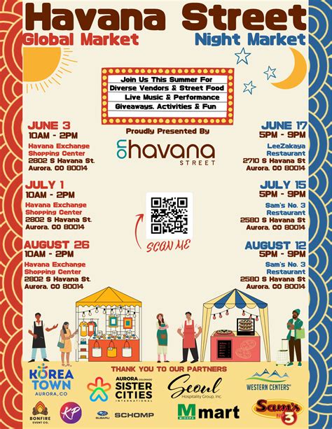 2023 All Dates HSGM Day And Night With Sponsors And Qr Code On Havana