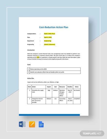 Simple Smart Action Plan 9 Examples Format How To Make Pdf