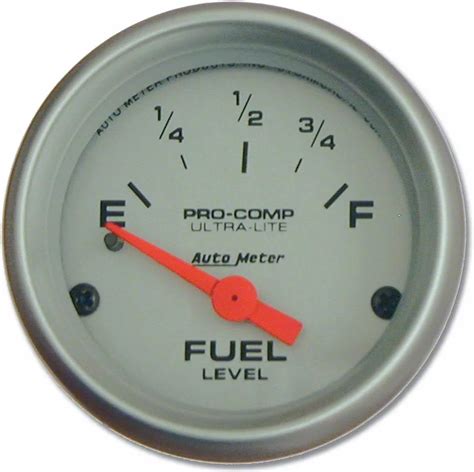 Auto Meter Ecklers Ultra Lite Series 2 116 Inch Fuel Level Gauge 0