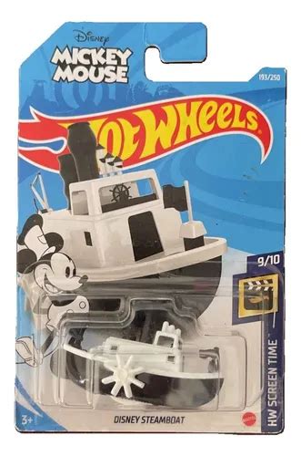 Hot Wheels Disney Steamboat Mickey Mouse Hw Screen Time Multicolor