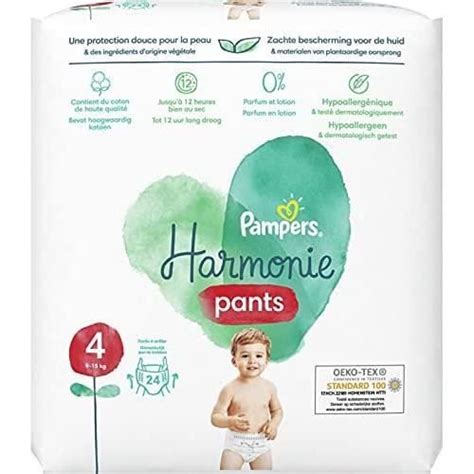 Pampers Couches Culotte Harmonie nappy pants taille 4 bébé 9 15Kg 24