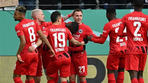 Eintracht Frankfurt Durch 2 0 Sieg Gegen Union Im DFB Pokal Halbfinale