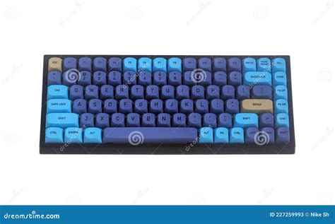 Computer Keyboard with a Small Form Factor Stock Image - Image of keycaps, command: 227259993