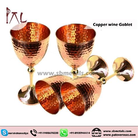 Hammered Copper Wine Goblet At Best Price In Jodhpur Id