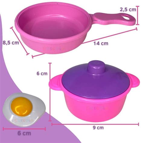 Kit Cozinha Infantil Frigideira Panelinha De Brinquedo em Promoção na