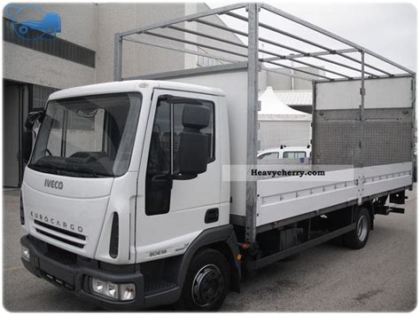 Iveco Euro Cargo ML80E18 Centinato 2007 Stake Body And Tarpaulin Truck