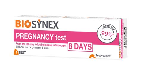 Pregnancy Self Test 8 Days Biosynex