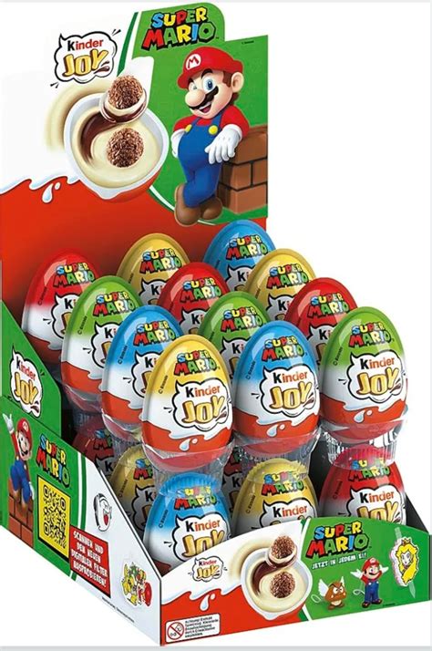 Шоколадное яйцо с сюрпризом FERRERO Kinder Joy Super Mario 2025 | отзывы