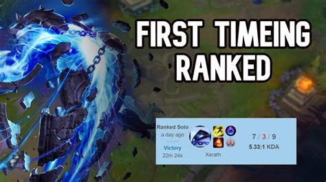 Playing Xerath For The First Time In Ranked YouTube