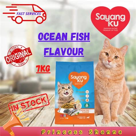 Princess Shannaready Stocksayangku Ocean Fish Cat Food Kg Makanan