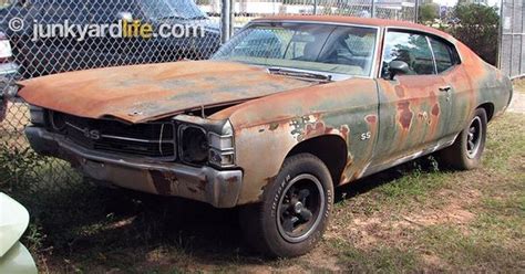 1971 Chevelle Ss Rusted And Forgotten Pinterest