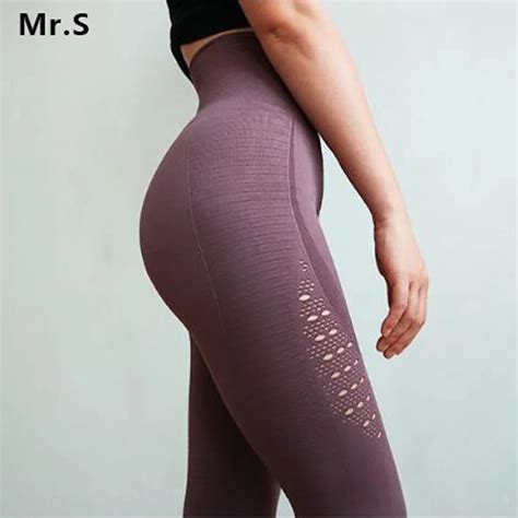 Women Super Stretchy Gym Tights Energy Seamless Leggings Yoga Pants