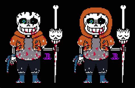 Underswap Death Wish Sans Battle Sprite By Jesterbones4150 On Deviantart