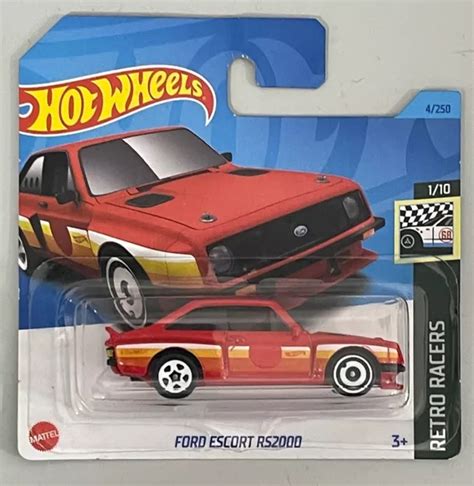 HOT WHEELS FORD Escort RS Red Hotwheels Short Card HKJ PicClick UK