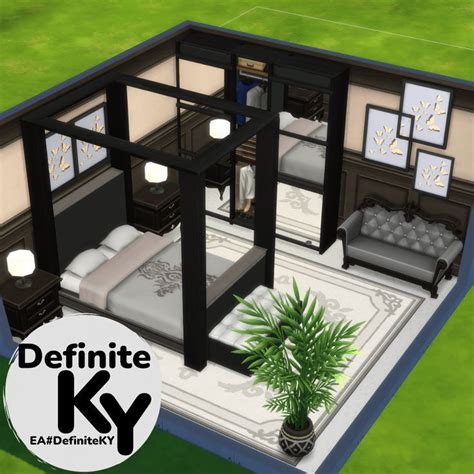 Basegame Bedroom 5x5 DefiniteKY Sims House Design Sims 4 House