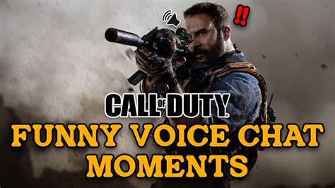 Funny Voice Chat Moments On Call Of Duty YouTube