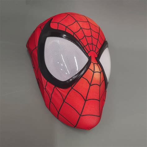 Comic Spider Man Mask ,with Face Shell and Magnetic Lenses ,wearable ...