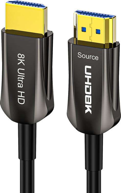 Amazon Dghumen 8k 光ファイバーhdmi ケーブル 12m 48gbps 超高速 Hdmi 2 1 ケーブル 8k