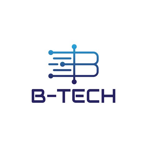 letter B tech logo design 5463547 Vector Art at Vecteezy