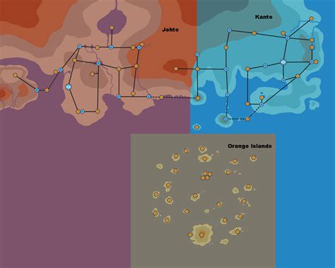 Kanto - Johto Regional Map w/ Zones by PlatinumAltaria on DeviantArt