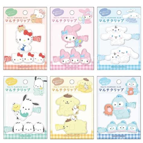 小禮堂 Sanrio 三麗鷗 造型瀏海夾2入組 與小夥伴 Kitty 美樂蒂 布丁狗 大耳狗 平輸品 Goodfind找推薦、比價格