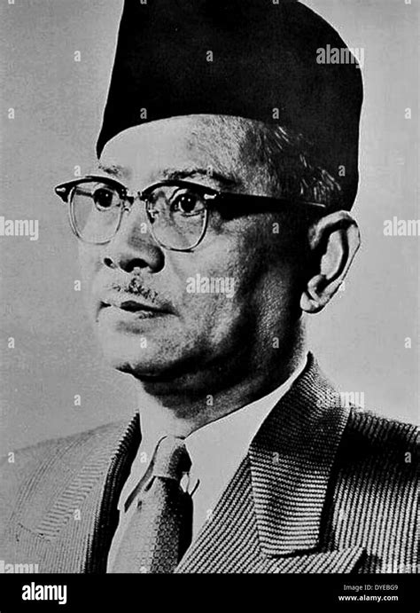 Tunku Abdul Rahman 1903 –1990 was Chief Minister of the Federation of ...