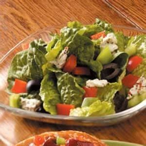 Feta Olive Romaine Salad Recipe Taste Of Home